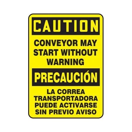 SPANISH BILINGUAL Safety Sign SBMEQM739VA